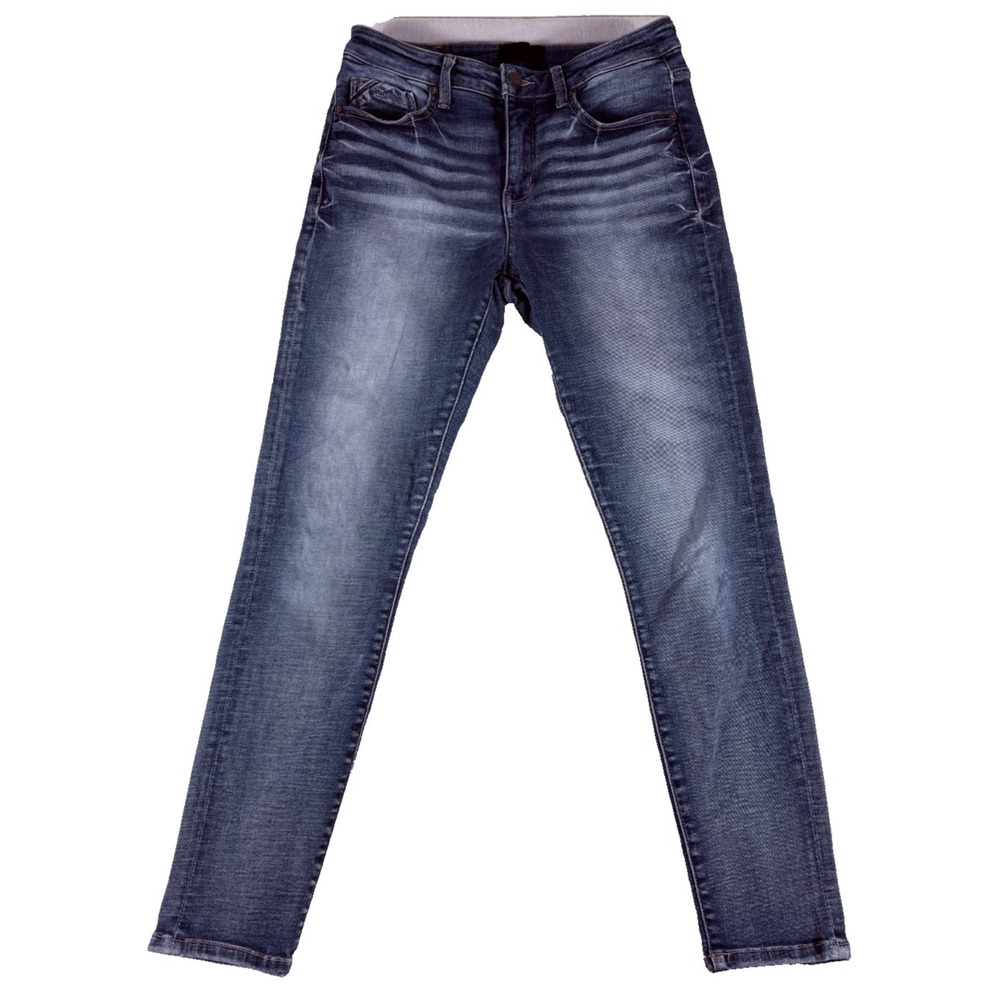Buckle Black Fit No. 93 Ankle Skinny Jeans Womens 28 Blue Denim Cotton Curvy Fit